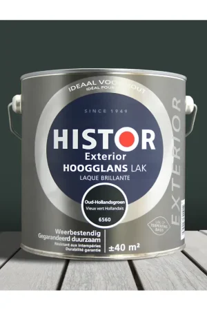 Histor Exterior Lak Hoogglans Oud-Hollandsgroen 6560 Laatste Versie